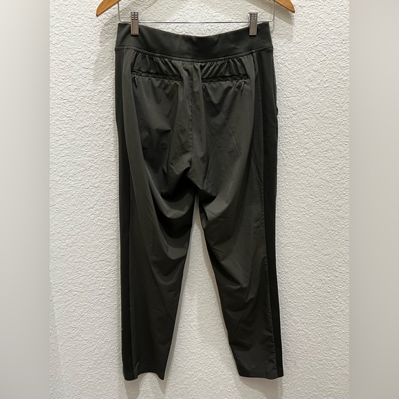 Athleta Women's Brooklyn Dark Green Ankle Pants - Picture 5 of 6